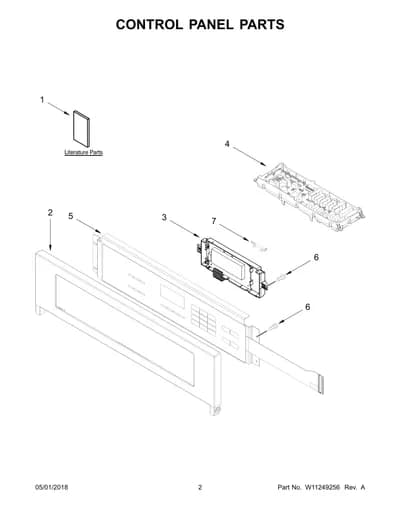 CONTROL PANEL PARTS