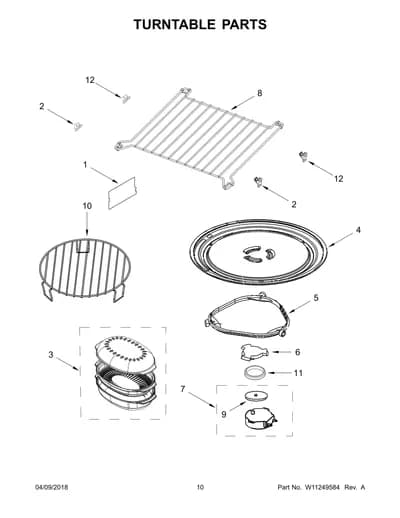 TURNTABLE PARTS