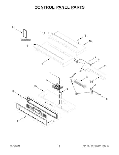 CONTROL PANEL PARTS
