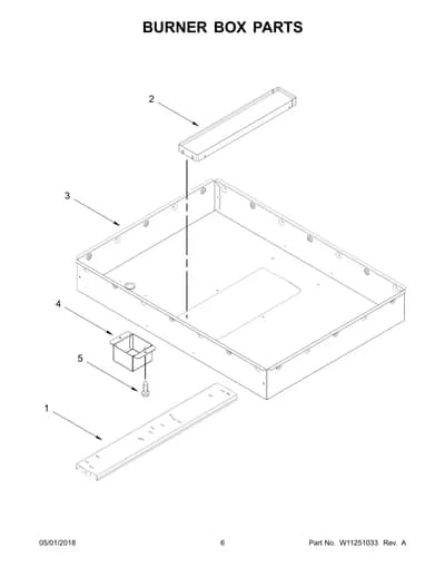 BURNER BOX PARTS