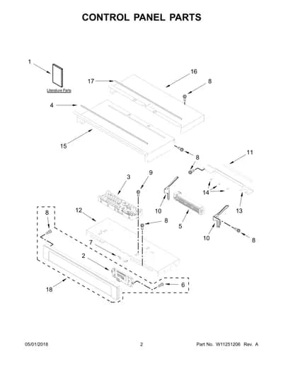 CONTROL PANEL PARTS