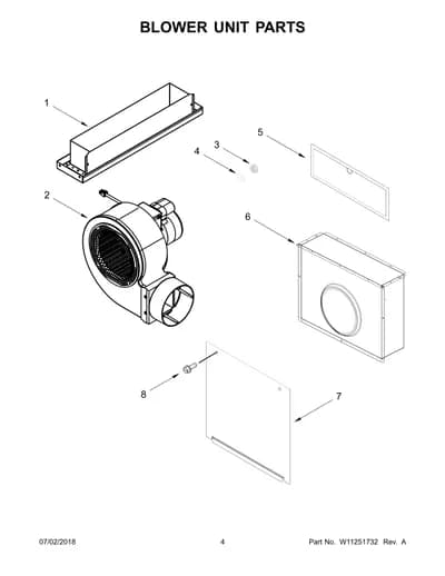 BLOWER UNIT PARTS