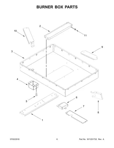 BURNER BOX PARTS