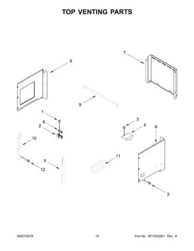 TOP VENTING PARTS