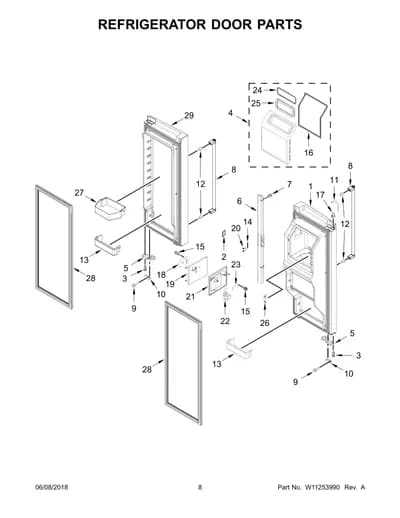 REFRIGERATOR DOOR PARTS