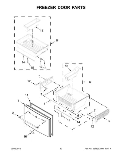 FREEZER DOOR PARTS