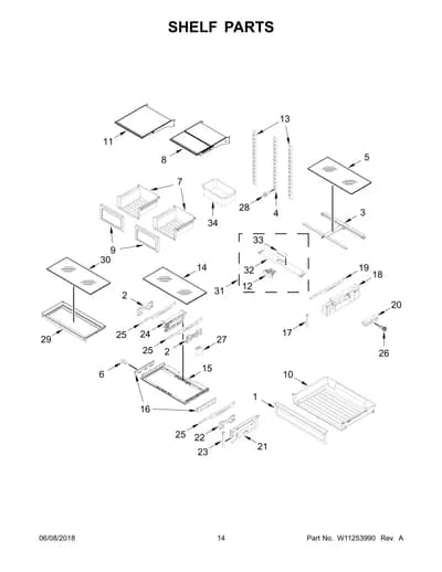 SHELF PARTS