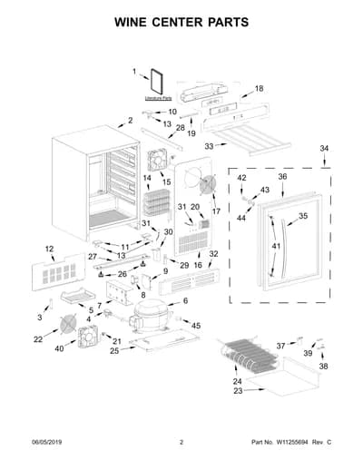 WINE CENTER PARTS