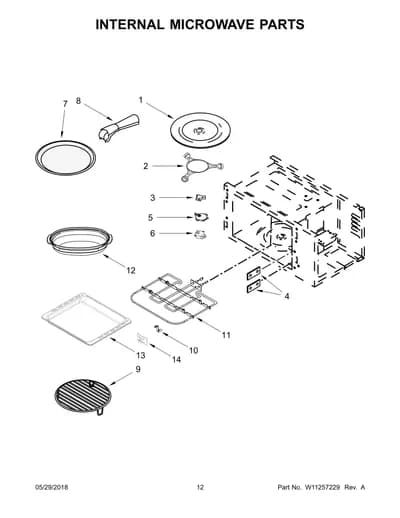 INTERNAL MICROWAVE PARTS