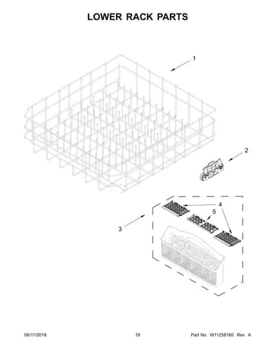 LOWER RACK PARTS