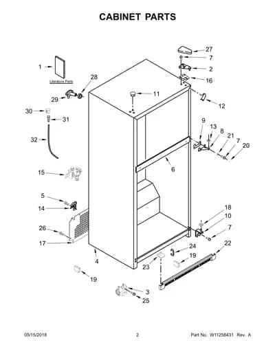 CABINET PARTS