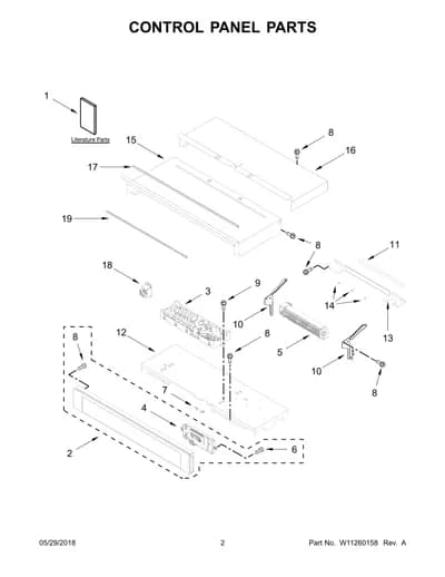 CONTROL PANEL PARTS