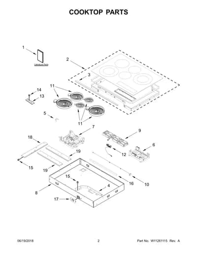 COOKTOP PARTS