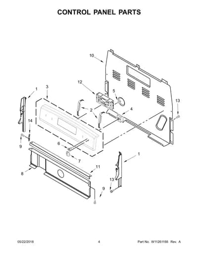 CONTROL PANEL PARTS