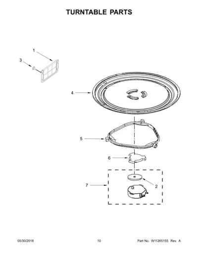 TURNTABLE PARTS