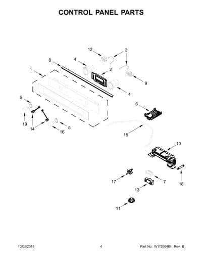 CONTROL PANEL PARTS