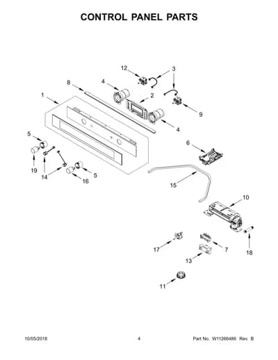 CONTROL PANEL PARTS