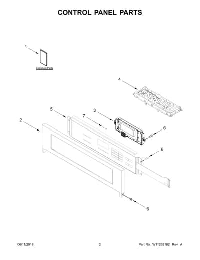 CONTROL PANEL PARTS