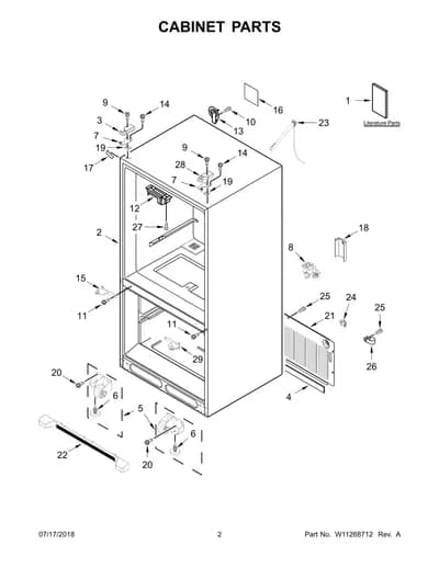 CABINET PARTS