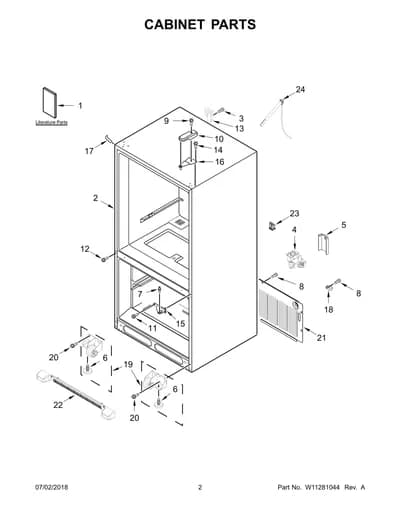CABINET PARTS