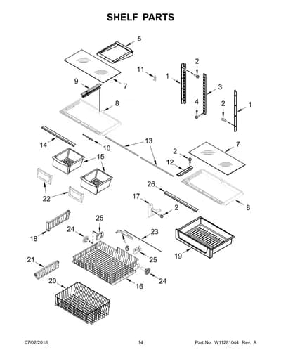 SHELF PARTS