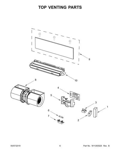 TOP VENTING PARTS