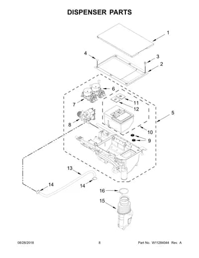 DISPENSER PARTS