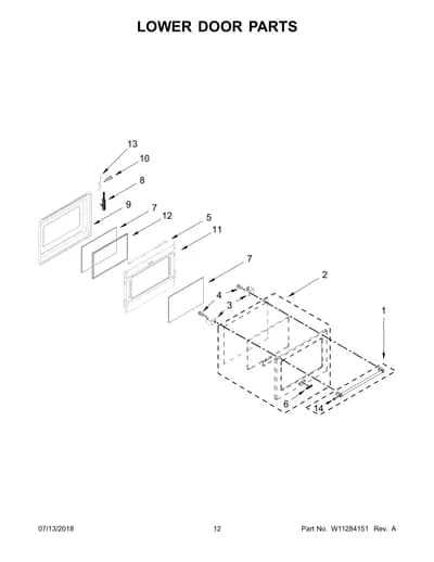 LOWER DOOR PARTS