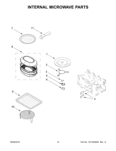 INTERNAL MICROWAVE PARTS