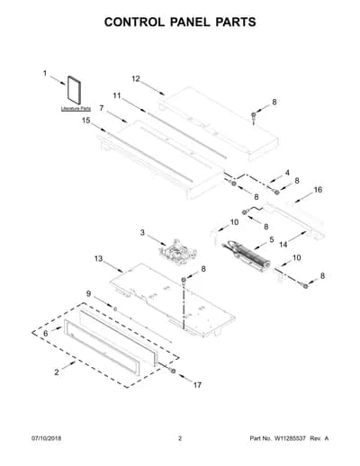 CONTROL PANEL PARTS