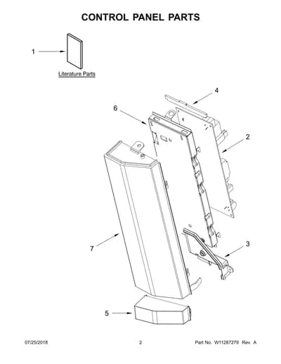 CONTROL PANEL PARTS