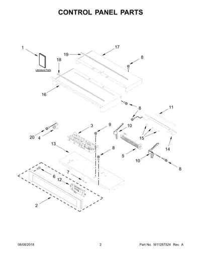 CONTROL PANEL PARTS