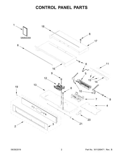 CONTROL PANEL PARTS