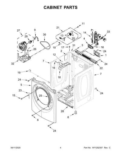 CABINET PARTS
