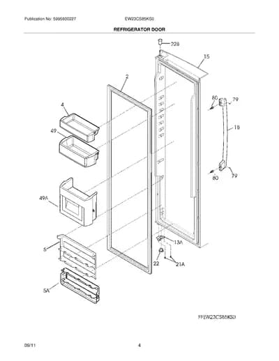 REFRIGERATOR DOOR