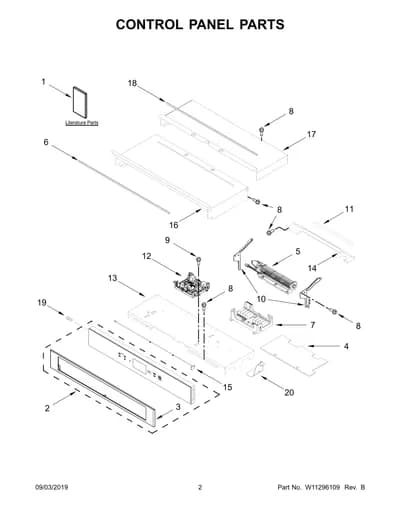 CONTROL PANEL PARTS