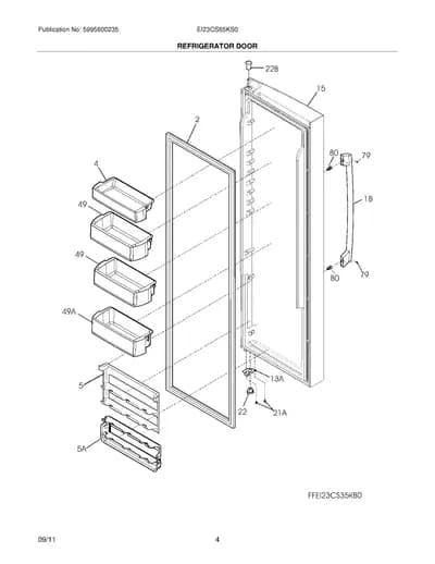 REFRIGERATOR DOOR