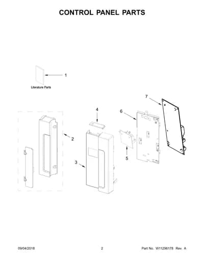 CONTROL PANEL PARTS