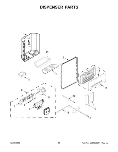 DISPENSER PARTS
