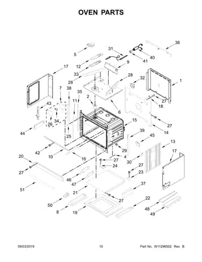 OVEN PARTS
