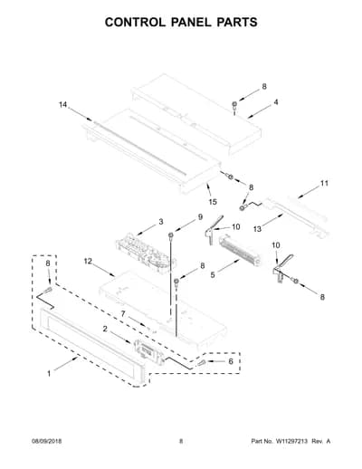 CONTROL PANEL PARTS