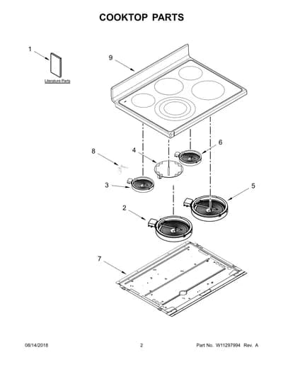 COOKTOP PARTS