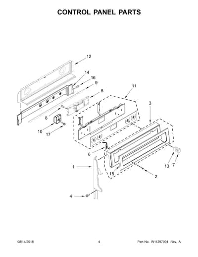 CONTROL PANEL PARTS