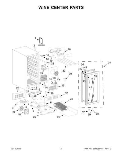 WINE CENTER PARTS
