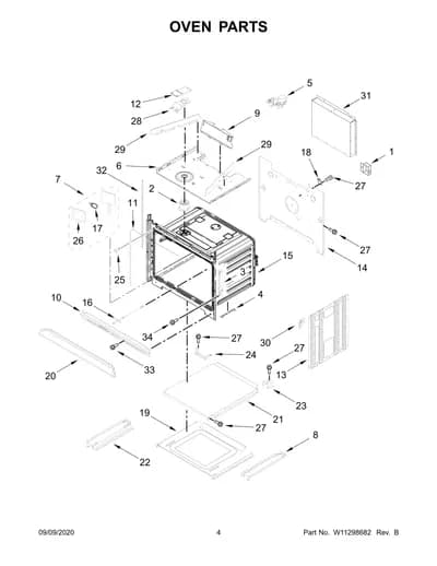 OVEN PARTS