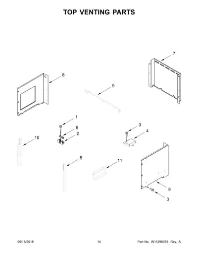 TOP VENTING PARTS