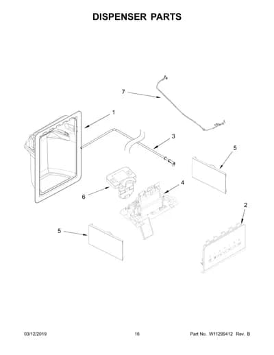 DISPENSER PARTS