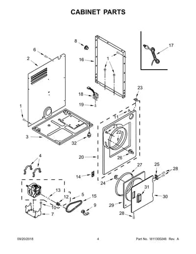 CABINET PARTS