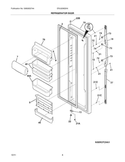 REFRIGERATOR DOOR