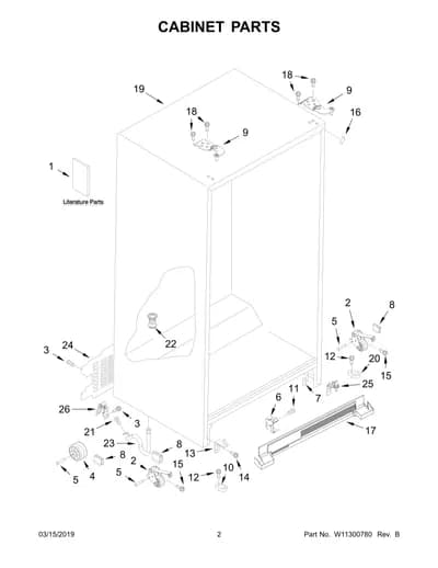CABINET PARTS
